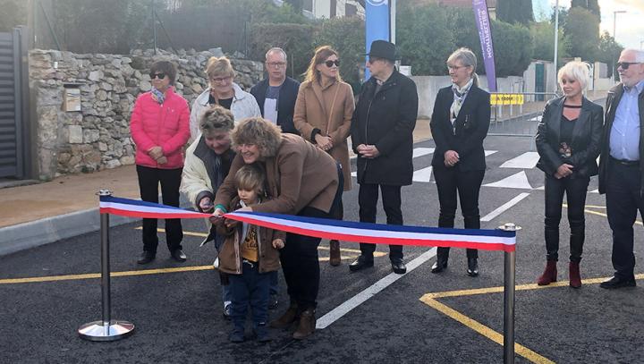 Inauguration rue des Roudères